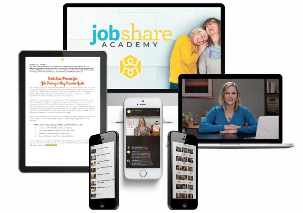 Job Share Academy group coaching and training program details and enrollment information